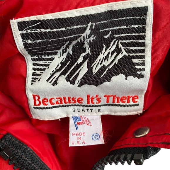 Because Its There Seattle VTG Field Jacket XS Brown Chore Utility Coat USA Made - Picture 3 of 12